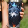 Beautiful Wolf Tumbler 5