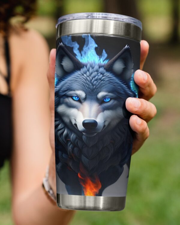 Beautiful Wolf Tumbler 5